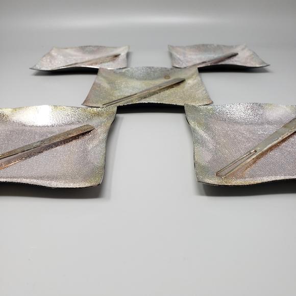 Vazuma Set Of 5 Appetizer Plates With Forks - Picture 4 of 13